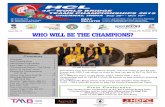 WHO WILL BE THE CHAMPIONS? - World Bridge Federation