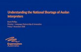 Understanding the National Shortage of Auslan Interpreters