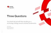 Three Questions - IT-SC