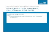 Postgraduate Student Handbook 2019/20