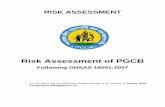 Risk Assessment of PGCB