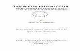 PARAMETER ESTIMATION OF URBAN DRAINAGE MODELS