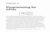 Programming for CPUs