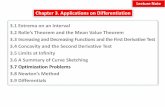 Chapter 3. Applications on Differentiation 3.1 Extrema on ...