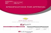 SPECIFICATIONS FOR APPROVAL - oneyac.com