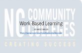 Work-Based Learning - NC Community Colleges