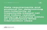 Data requirements and protocol for determining non ...