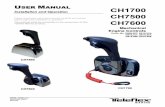User Manual: CH1700/7500/7600 - Marine Engine