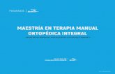 MASTER IN MANUAL ORTHOPEDIC PHYSICAL THERAPY