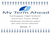 My Term Ahead - Farlingaye High School