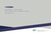 Energy Charter Disclosure Statement 2018/19