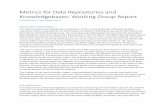 Metrics for Data Repositories and Knowledgebases: Working ...