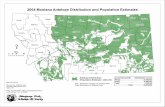 2004 Montana Antelope Distribution and Population Estimates