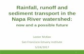 Rainfall, runoff and sediment transport in the Napa River ...