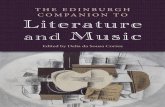 THE EDINBURGH COMPANION TO Literature and Music