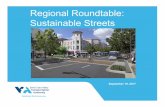 Regional Roundtable: Sustainable Streets