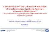 Consideration of the On-board Calibration of ...