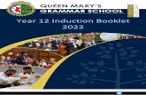 Year 12 Induction Booklet 2022 - qmgs.walsall.sch.uk