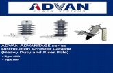 AdvanSIL polymer-housed MOV IEEE® surge arresters;