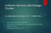 Uniform Service Life Design Guide - Transportation