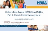 Uniform Data System (UDS) Clinical Tables, Part 3: Disease ...