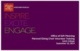 Office of Gift Planning Planned Giving Chair Volunteer ...