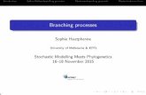 Sophie Hautphenne - maths.utas.edu.au