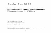 DesignCon 2015 Simulating and Measuring Microohms in PDNs
