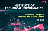 INSTITUTE OF TECHNICAL INFORMATICS - TU Graz
