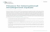Finance for International Development Update
