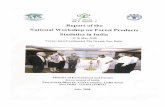 Report of the National Workshop on Forest Products ...