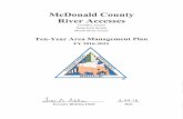 2016 McDonald County River Accesses Management Plan