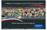 2018 Sponsorship Program - vi.cottagegrove.wi.gov