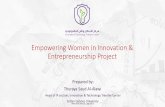 Empowering Women in Innovation & Entrepreneurship Project