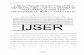 MODEL PREDICTION OF POLLUTION STANDARD INDEX FORFIVE ...