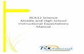 RCK12 Science Middle and High School Instructional ...