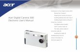Acer Digital Camera 300 Electronic User’s Manual