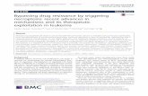 Bypassing drug resistance by triggering necroptosis ...