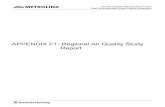 APPENDIX F1: Regional Air Quality Study Report