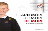 LEARN MORE DO MORE BE MORE - Beacon of Light School