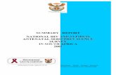 SUMMARY REPORT NATIONAL HIV AND SYPHILIS ANTENATAL …