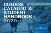 AUC COURSE CATALOG AND STUDENT HANDBOOK | JANUARY …