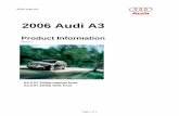 2006 Audi A3 Product Information - ken.goobsoft.com