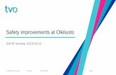 Safety improvements at Olkiluoto - VTT