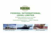 FEDERAL INTERNATIONAL (2000) LIMITED - Singapore Exchange