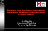 Turnover and the Substance Abuse Treatment Workforce ...