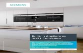 Built-in Appliances 2021 Collection - BSH Hausgeräte