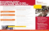PHYSIOLOGY, BIOPHYSICS AND SYSTEMS BIOLOGY