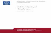 Inhibition Kinetics of Hydrogenation of Phenanthrene