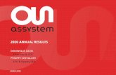 2020 ANNUAL RESULTS - Assystem